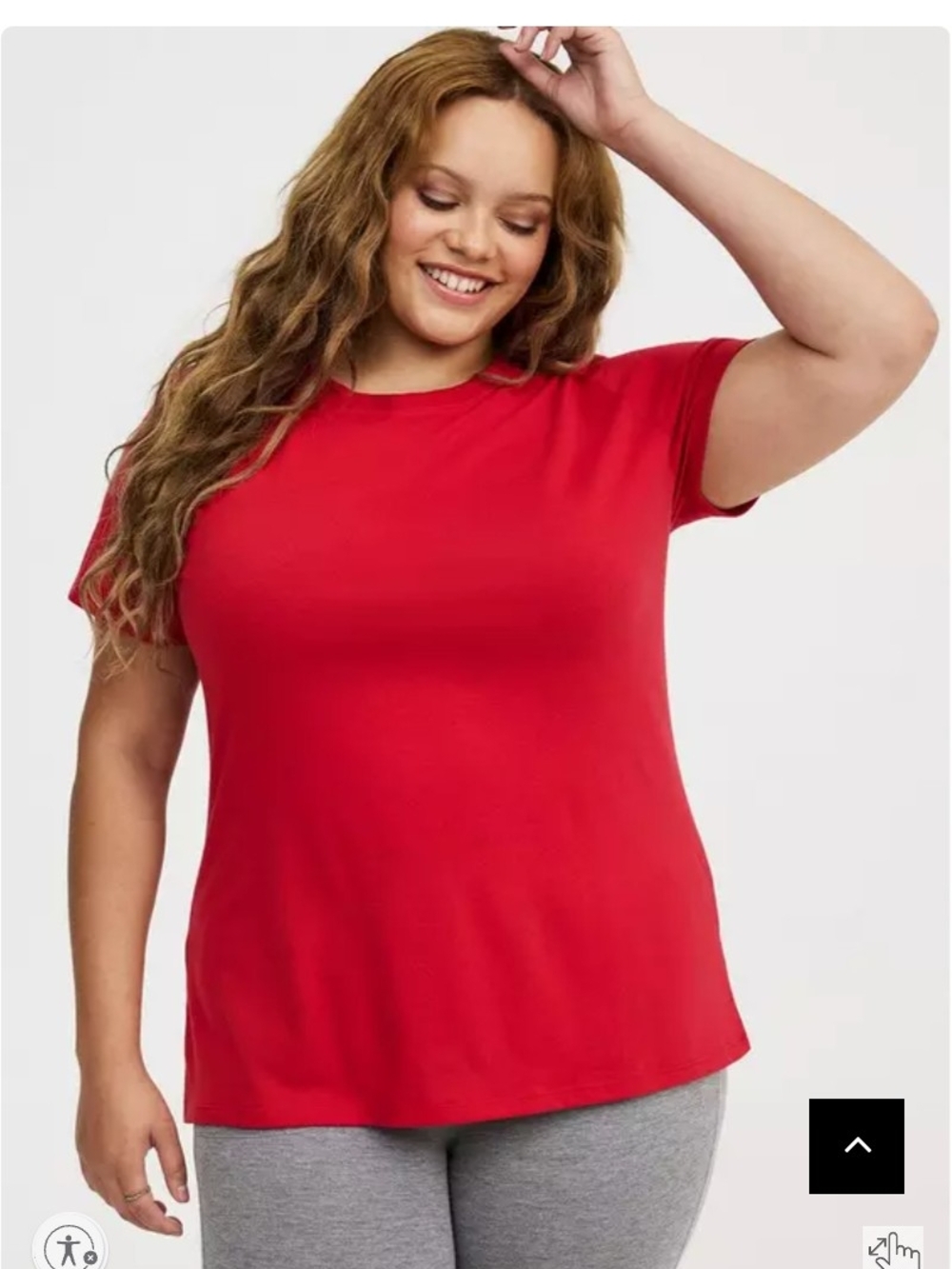 Torrid Red Short Sleeve Crewneck Tee (NWT)